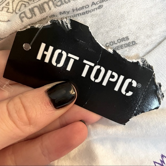 NWT Hot Topic My Hero Academia Class 1-A White Graphic T-Shirt Sz S - Picture 6 of 7